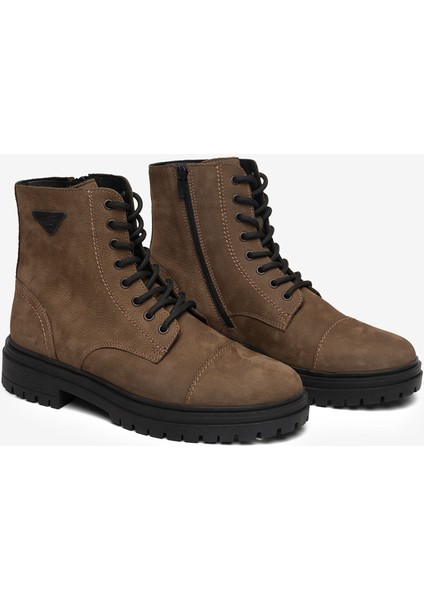 Erkek Duman Hakiki Deri Military Bot 5K1UB15070N modelleri