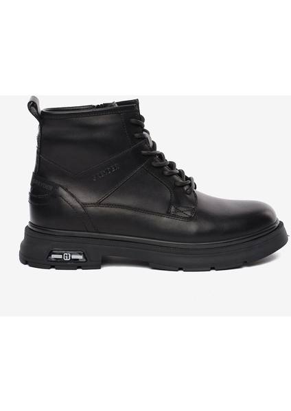 Erkek Siyah Hakiki Deri Bot 5K1UB64725