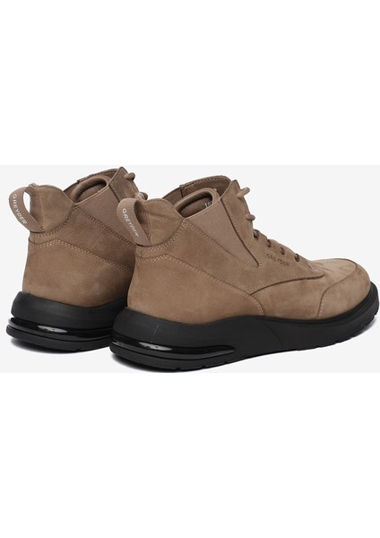 Erkek Vizon Hakiki Deri Sneaker Bot 5K1SB18741