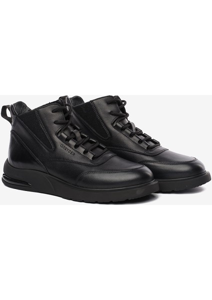 Erkek Siyah Hakiki Deri Sneaker Bot 5K1SB18741 modelleri