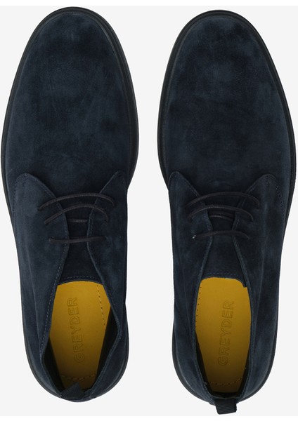 Erkek Lacivert Hakiki Deri Bot 5K1UB18492S