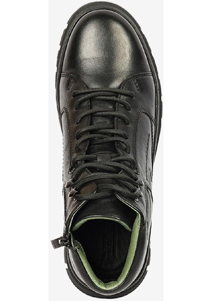 Erkek Siyah Hakiki Deri Bot 5K1UB64618 fırsatları