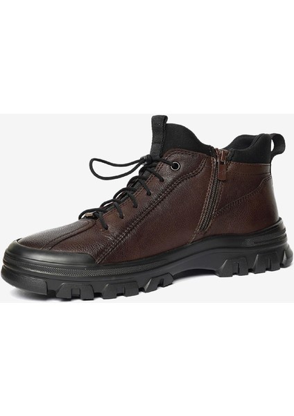 Erkek Kahverengi Hakiki Deri Bot 5K1UB18020 modelleri