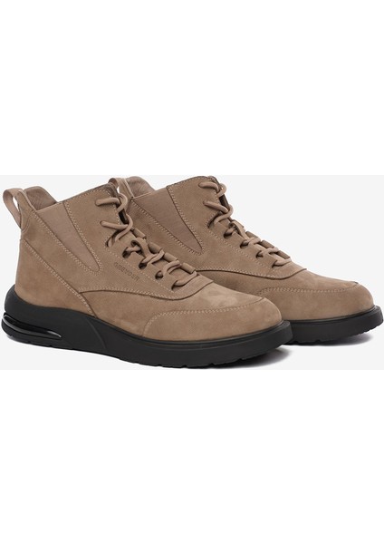 Erkek Vizon Hakiki Deri Sneaker Bot 5K1SB18741 modelleri