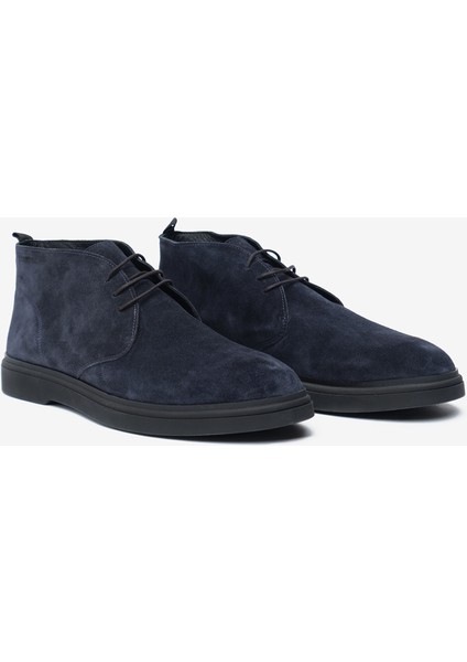 Erkek Lacivert Hakiki Deri Bot 5K1UB18492S modelleri