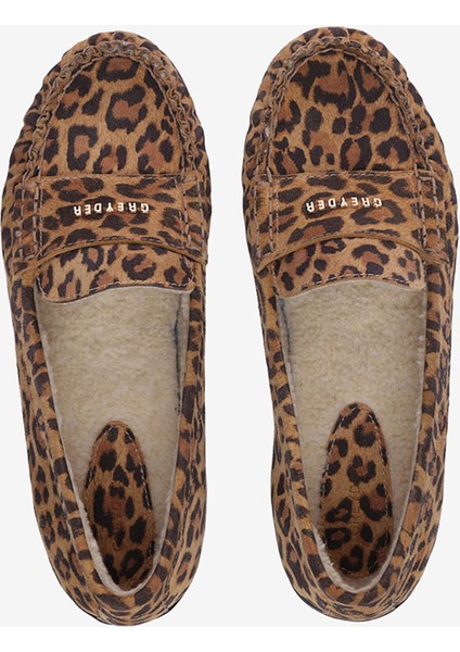 Kadın Leopar Hakiki Deri Comfort Ayakkabı 5K2CA34395 indirimleri