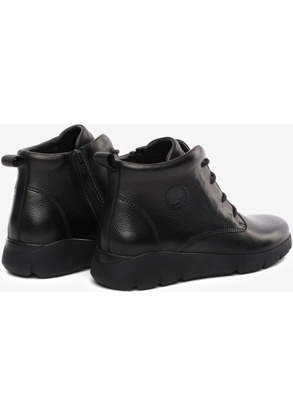 Kadın Siyah Hakiki Deri Comfort Bot 5K2FB35171 fırsatları