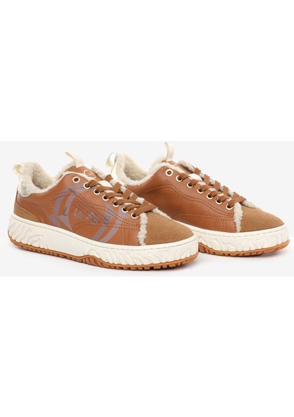 Greyder LAB Kadın Taba Hakiki Deri Sneaker Ayakkabı 5K2CA45371