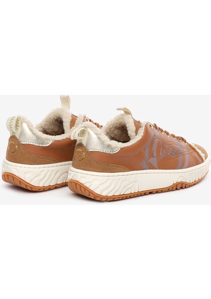 Greyder LAB Kadın Taba Hakiki Deri Sneaker Ayakkabı 5K2CA45371