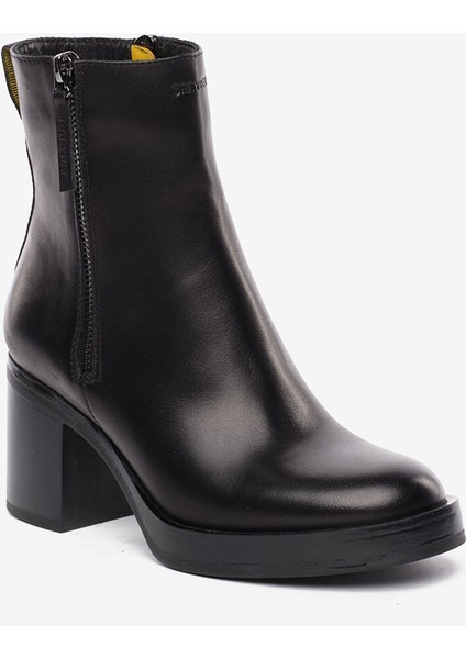 Kadın Siyah Hakiki Deri Topuklu Bot 5K2DB35292 fiyatları