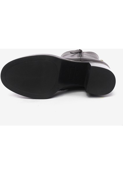 Kadın Siyah Hakiki Deri Topuklu Bot 5K2DB35292 indirimleri