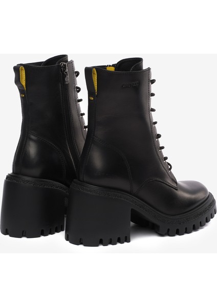 Kadın Siyah Hakiki Deri Topuklu Bot 5K2DB35281 fırsatları