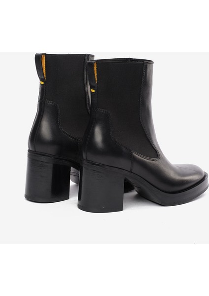 Kadın Siyah Hakiki Deri Topuklu Bot 5K2DB35291 fırsatları