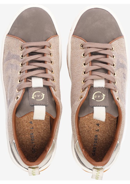 Greyder LAB Kadın Kahverengi Hakiki Deri Sneaker Ayakkabı 5K2CA45371 indirimleri