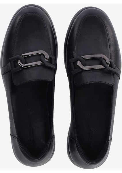 Kadın Siyah Hakiki Deri Comfort Ayakkabı 5K2FA32252 indirimleri