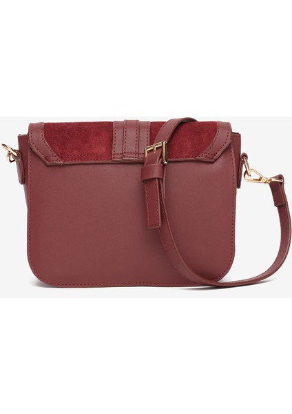 Kadın Bordo Hakiki Deri Çapraz Çanta 5K2CN69787 modelleri