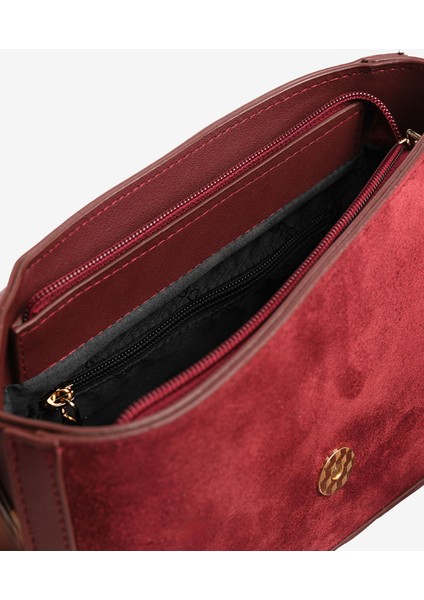 Kadın Bordo Hakiki Deri Çapraz Çanta 5K2CN69787 fırsatları