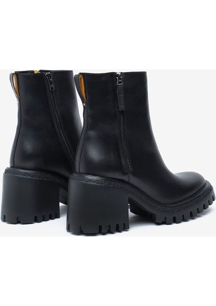 Kadın Siyah Hakiki Deri Topuklu Bot 5K2DB35280 fırsatları