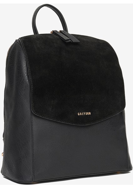 Kadın Siyah Hakiki Deri Sırt Çantası 5K2CN69763