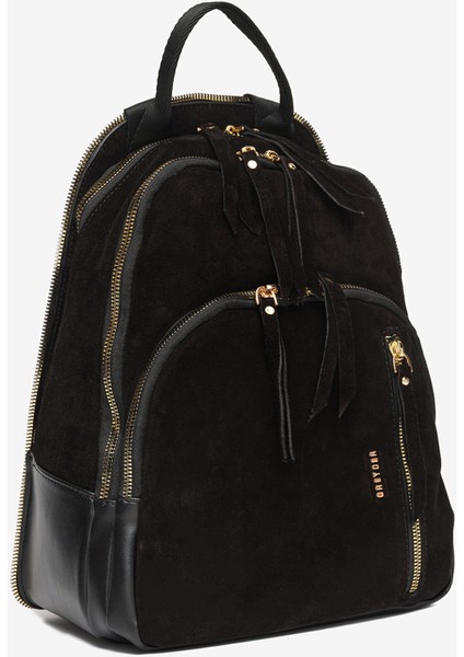 Kadın Siyah Hakiki Deri Sırt Çantası 5K2CN98722 fiyatları