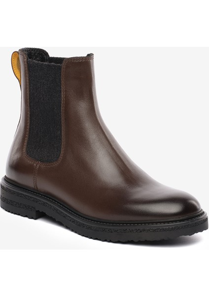 Kadın Kahverengi Hakiki Deri Chealse Bot 5K2OB35361 fiyatları