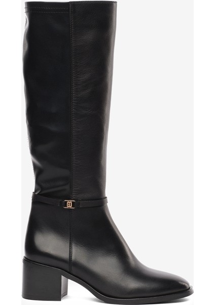 Kadın Siyah Hakiki Deri Çizme 5K2KC59306