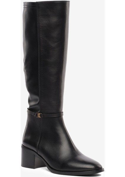 Kadın Siyah Hakiki Deri Çizme 5K2KC59306 fiyatları