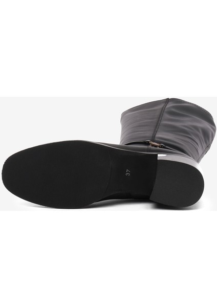 Kadın Siyah Hakiki Deri Çizme 5K2KC59306 indirimleri