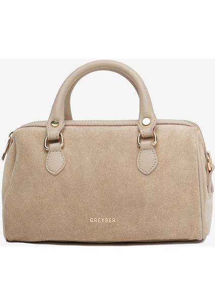 Kadın Bej Hakiki Deri Çapraz Çanta 5K2CN69759