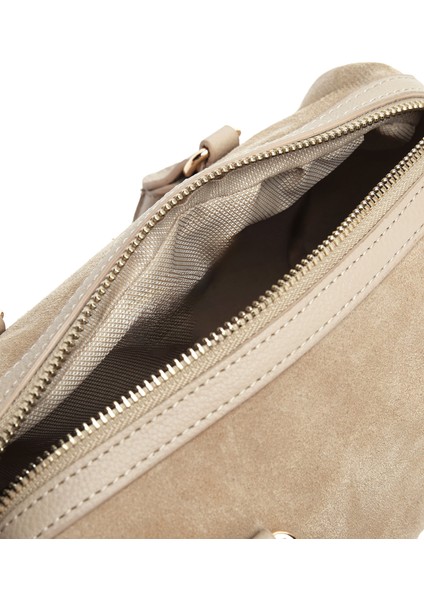 Kadın Bej Hakiki Deri Çapraz Çanta 5K2CN69759 fırsatları