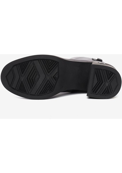 Kadın Siyah Hakiki Deri Topuklu Bot 5K2WB59126 indirimleri