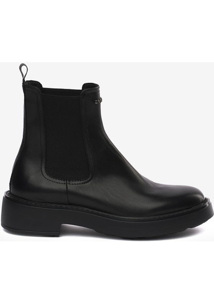 Kadın Siyah Hakiki Deri Chealse Bot 5K2OB35302