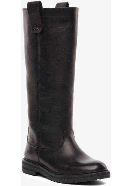 Kadın Siyah Hakiki Deri Çizme 5K2UC35362 fiyatları