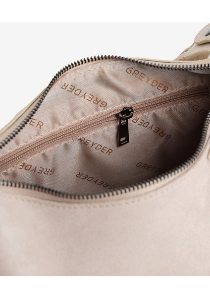 Kadın Bej Hakiki Deri Omuz Çantası 5K2CN69637 fırsatları