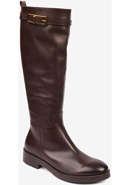 Kadın Kahverengi Hakiki Deri Çizme 5K2UC59160 fiyatları