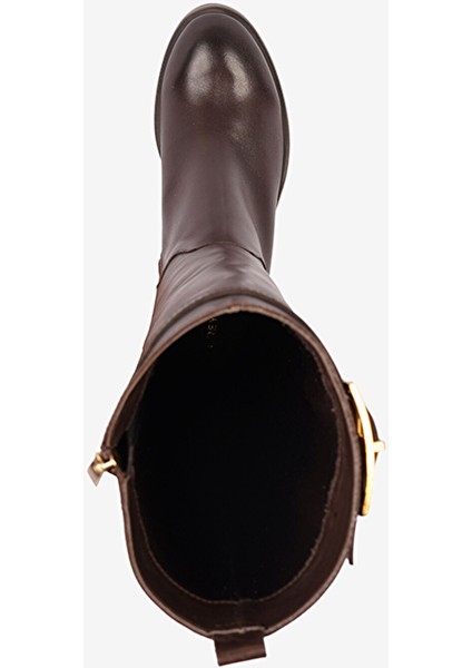 Kadın Kahverengi Hakiki Deri Çizme 5K2UC59160 fırsatları