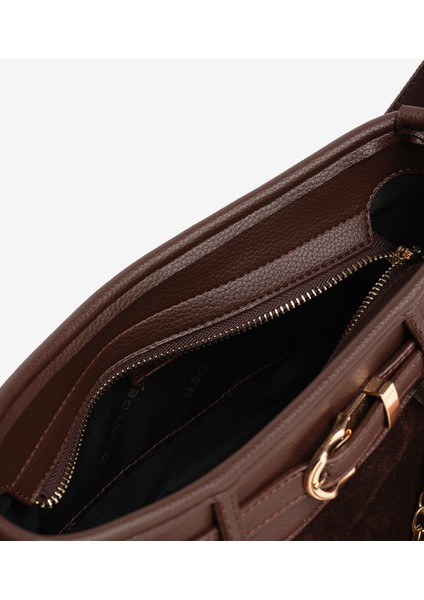 Kadın Kahverengi Hakiki Deri Çapraz Çanta 5K2CN69785 modelleri