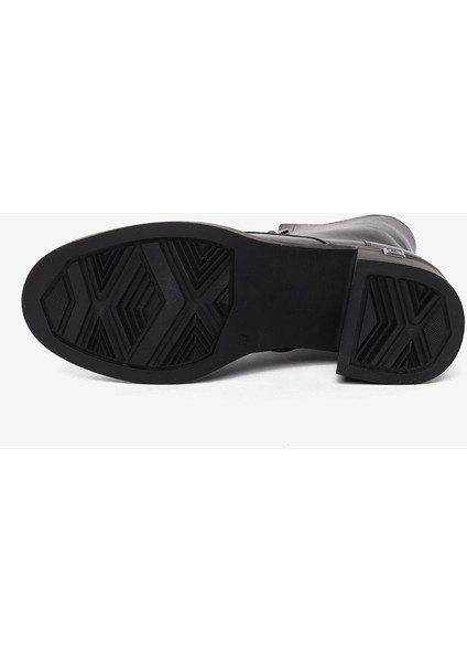 Kadın Siyah Hakiki Deri Topuklu Bot 5K2WB59127 indirimleri