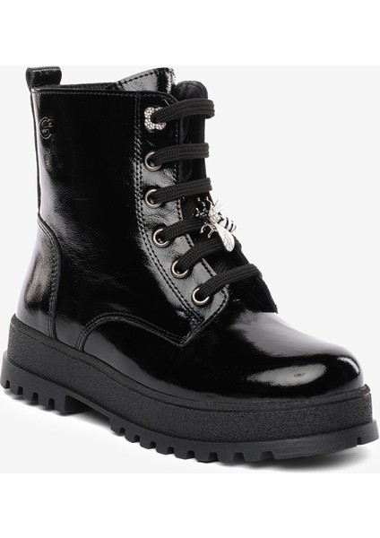 Çocuk Siyah Hakiki Deri Military Bot 5K5ZB59626 fiyatları