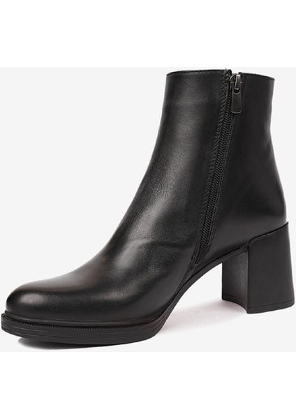Kadın Siyah Hakiki Deri Topuklu Bot 5K2UB72047 modelleri