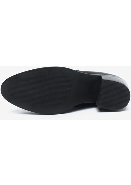 Kadın Siyah Hakiki Deri Topuklu Bot 5K2WB59335 indirimleri