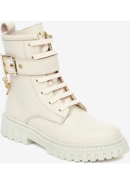 Çocuk Bej Hakiki Deri Military Bot 5K5ZB59627 fiyatları