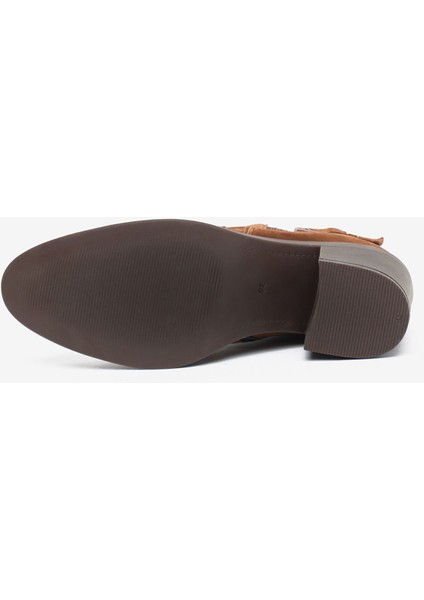 Kadın Taba Süet Hakiki Deri Topuklu Bot 5K2WB59335 indirimleri