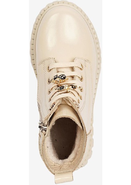 Çocuk Bej Hakiki Deri Military Bot 5K5ZB59626 fırsatları