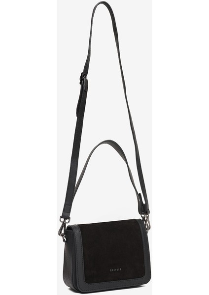 Kadın Siyah Hakiki Deri Çapraz Çanta 5K2CN68695 fiyatları