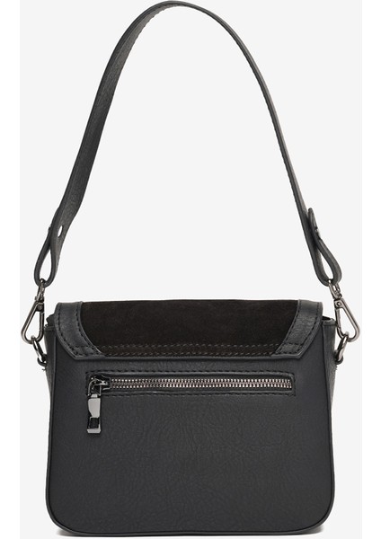 Kadın Siyah Hakiki Deri Çapraz Çanta 5K2CN68695 fırsatları