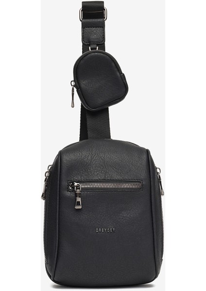 Kadın Siyah Hakiki Deri Çapraz Çanta 5K2CN72195