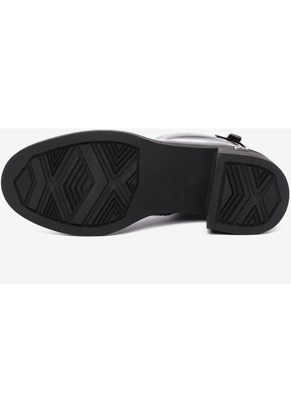 Kadın Siyah Rugan Hakiki Deri Topuklu Bot 5K2WB59126 indirimleri