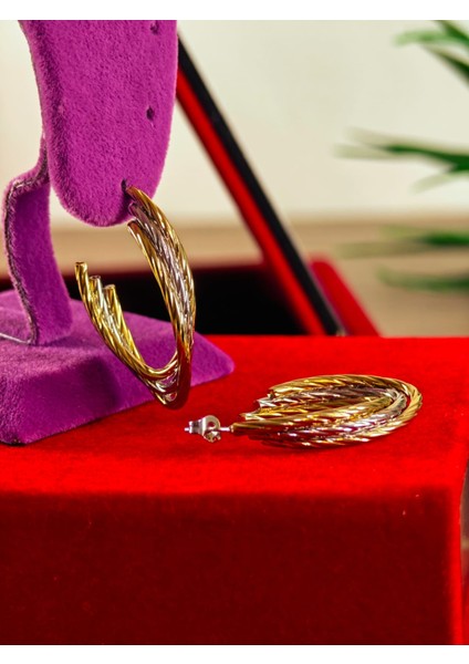 Çelik 22 Ayar Altın Kaplama Renk Atmaz Küpe fiyatları