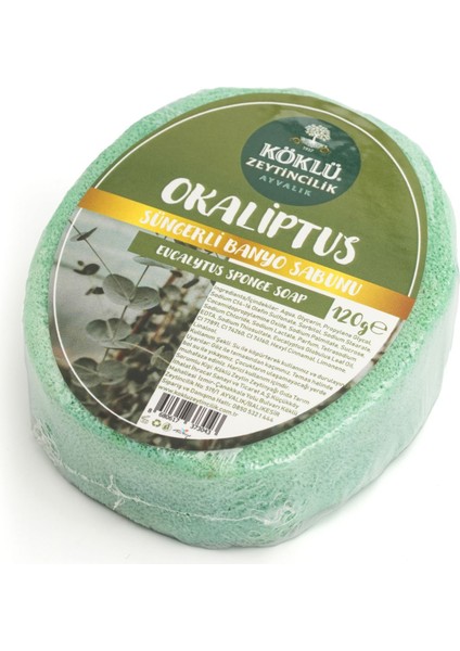 Köklü Süngerli Okaliptus Banyo Sabunu 120 gr